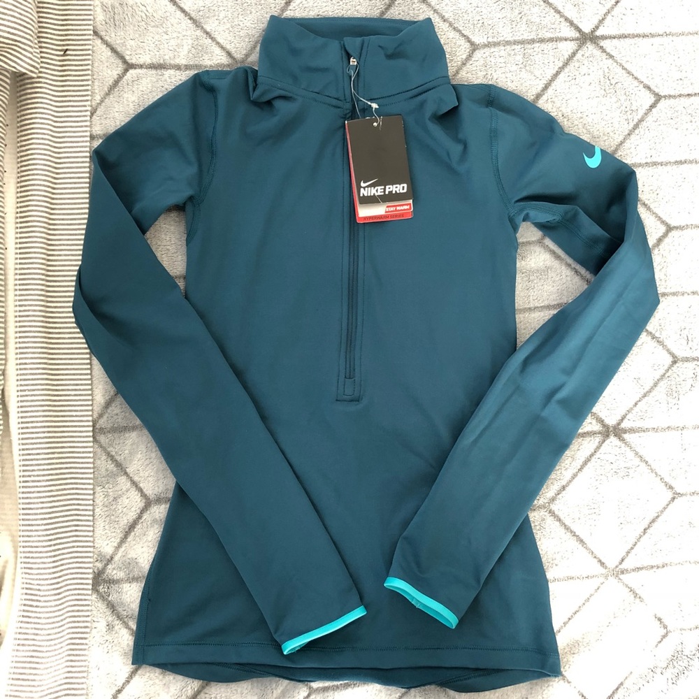 Nike slim fit half zip
